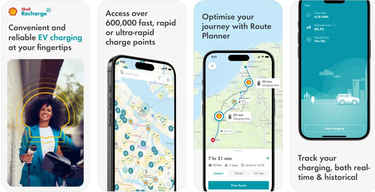 Shell Recharge EV App